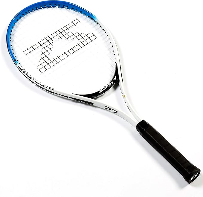 zsig 青少年网球拍 - 27 英寸(约 68.6 厘米),蓝色/白色