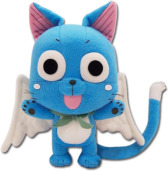 6968 animation official fairy tail anime happy 8" plush