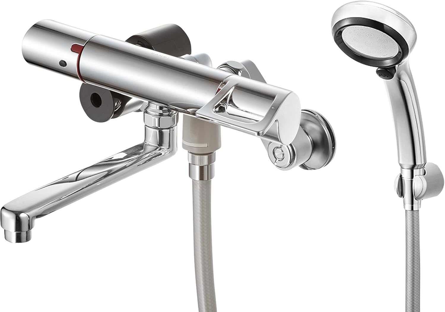 花洒混合水龙头 超细直水流 节水金属淋浴 sk1814t-13 【sanei 三荣】