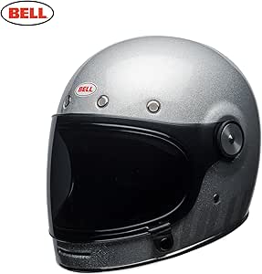 bell cruiser 2018 bullitt 复古摩托车头盔 - 闪光银色