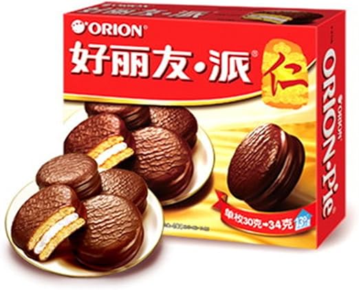 好丽友巧克力派34g12枚
