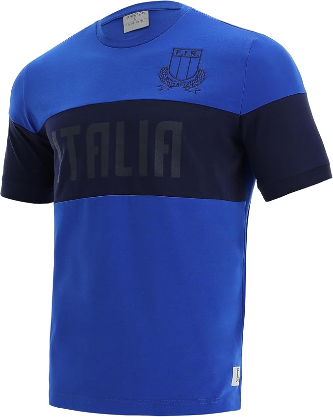 macron 中性 merchandise ufficiale 蓝色球衣 意大利橄榄球系列 2021