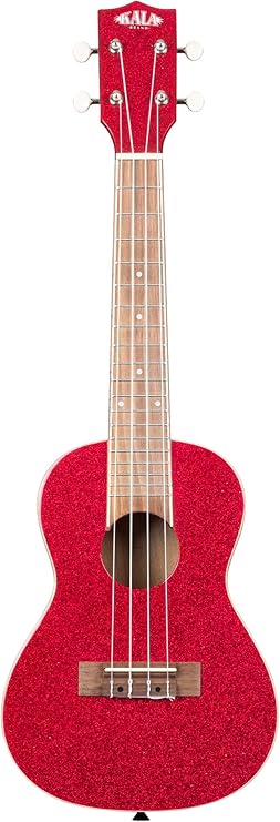 尤克里里 sparkle series 金丝·sparkle finish 音乐会 ritzy red ka