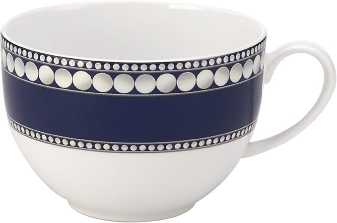 mikasa tea cup, akoya cobalt