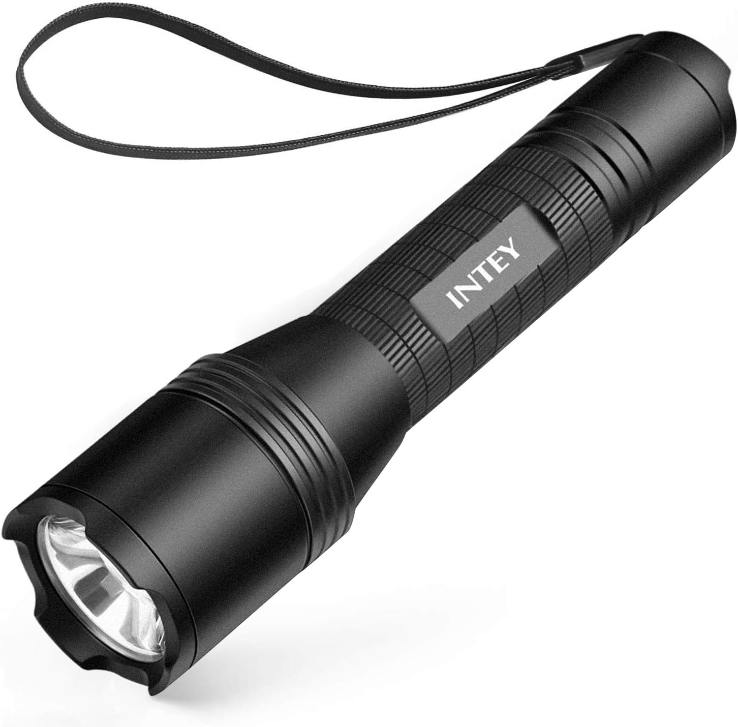 intey 战术手电筒 usb 可充电 led 手电筒 可缩放防水 900 流明手电筒