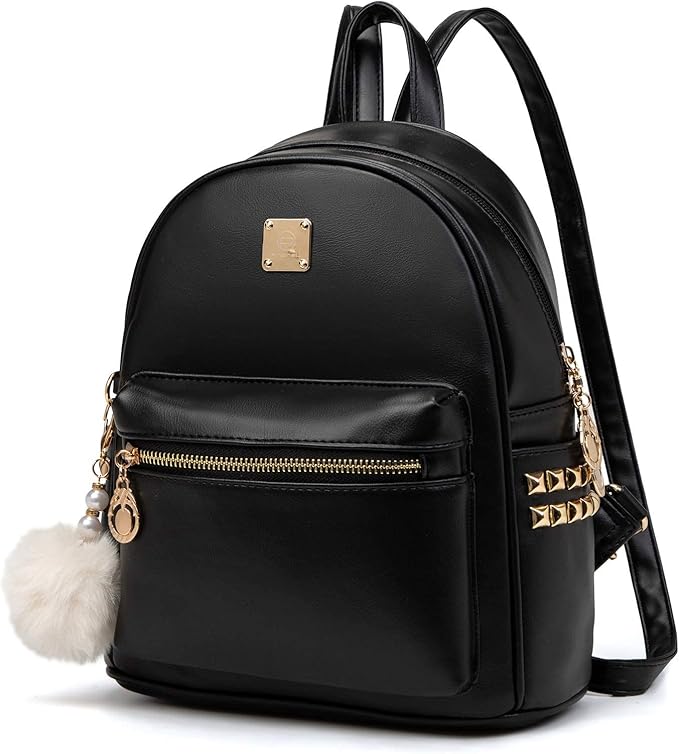 迷你背包女士皮革小背包钱包适合少女旅行背包可爱书包女士挎包