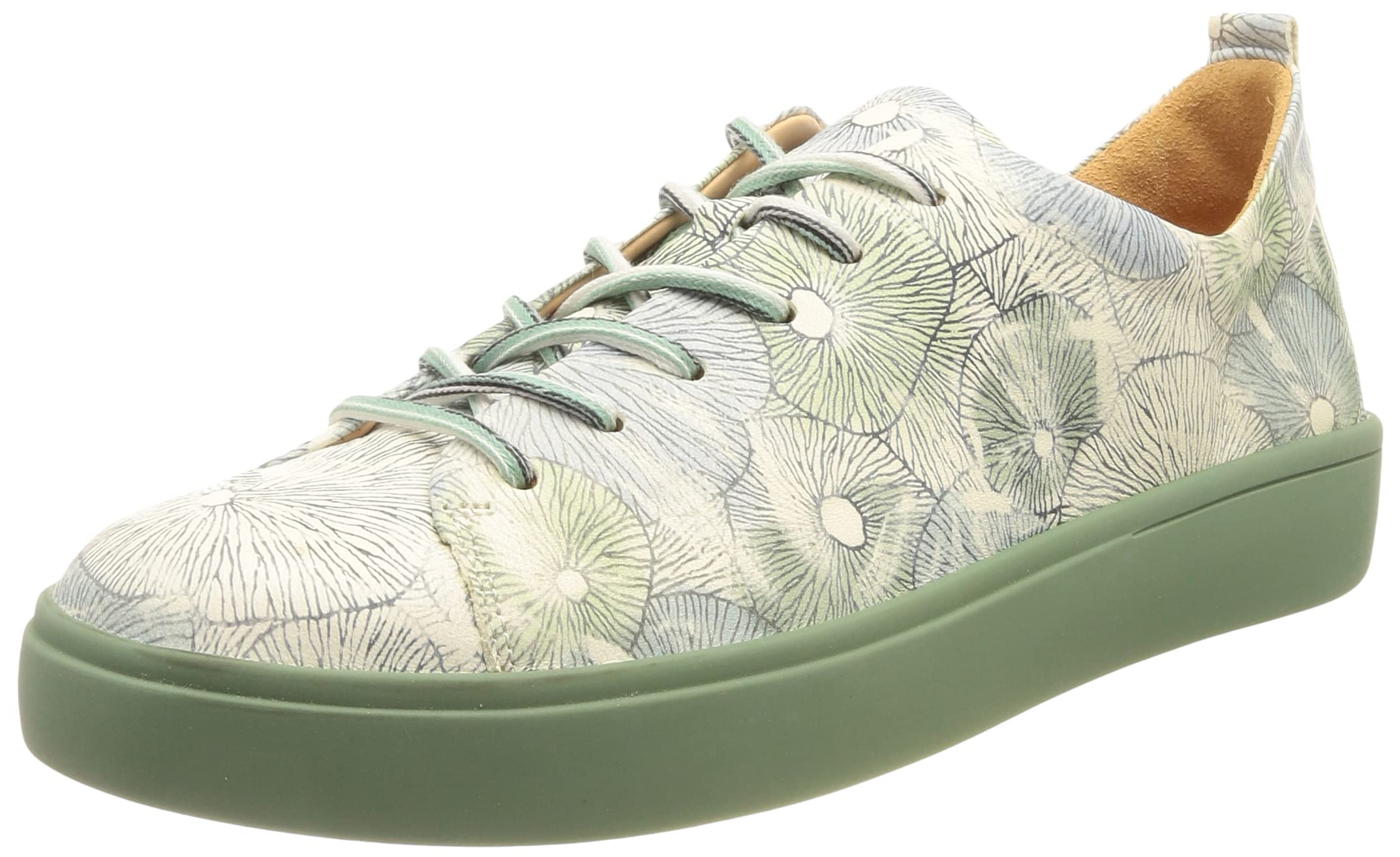 Think! Gring Women's chromium-free tanned sustainable interchangeable insoles sneakers