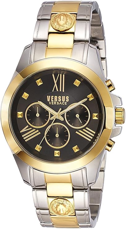 范思哲 versus 男式 sbh060015 计时狮子模拟显示石英双色手表