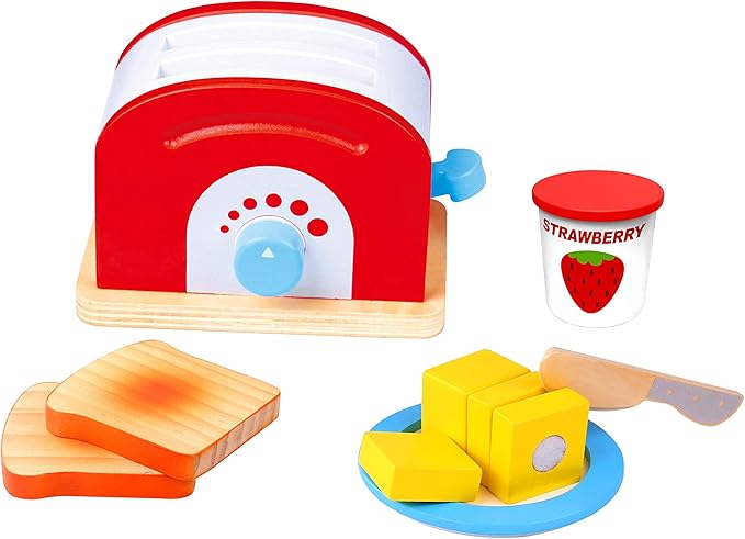 beehive toys tkc483 烤面包机玩具,红色