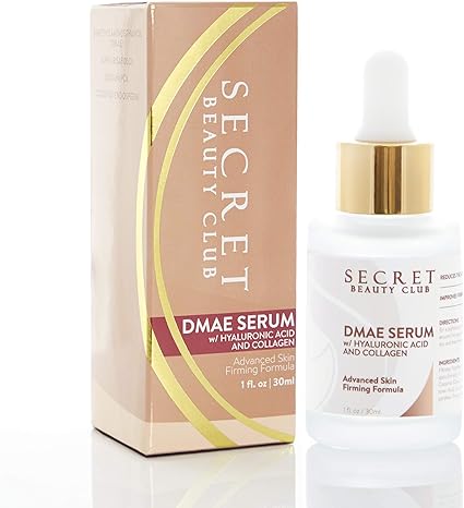 4 Dmae 精华液含透明质酸和胶原蛋白 紧致松弛肌肤 大程度减少细纹和皱纹 带来年轻的外观 即时和累积效果 无问题 化妆 亚马逊中国