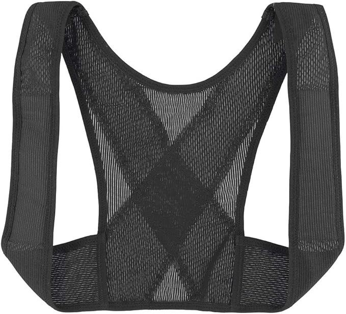 Atsugi 厚木背部矫正带矫正姿势带beauty Make 猫背对策网眼修正女士黑色 亚马逊中国 个护健康