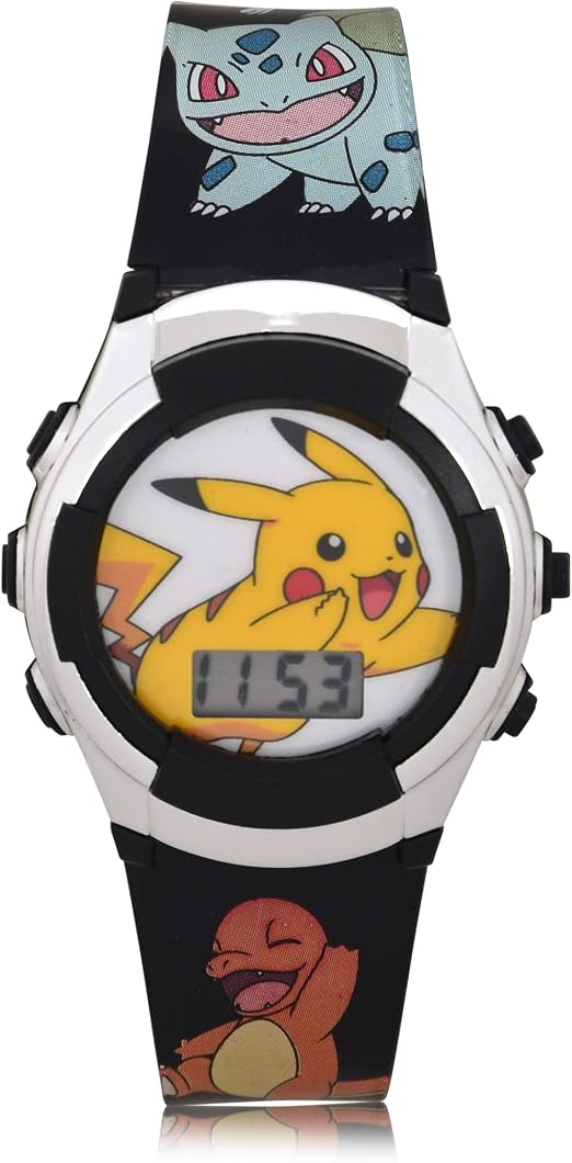 Pokemon 中性儿童pok4236az Digital 塑料黑色pok4236az 手表 亚马逊中国 钟表