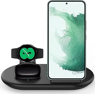 三星设备无线充电器,三星充电站,适用于三星 s22/s21/galaxy z fold 4