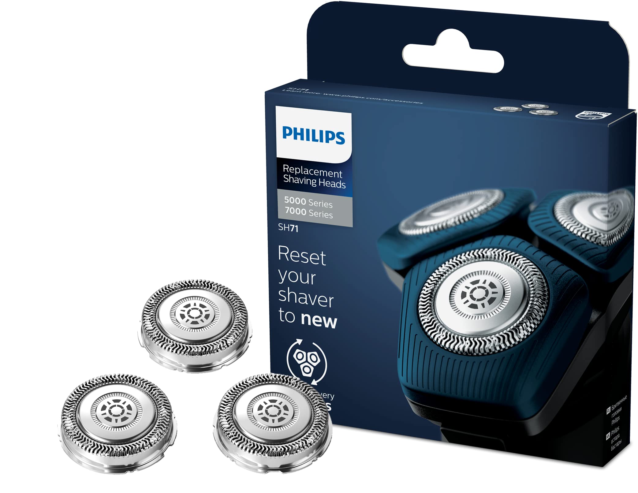Philips Men's Shaver 5000, 7000 Series replacement blade SH71/51