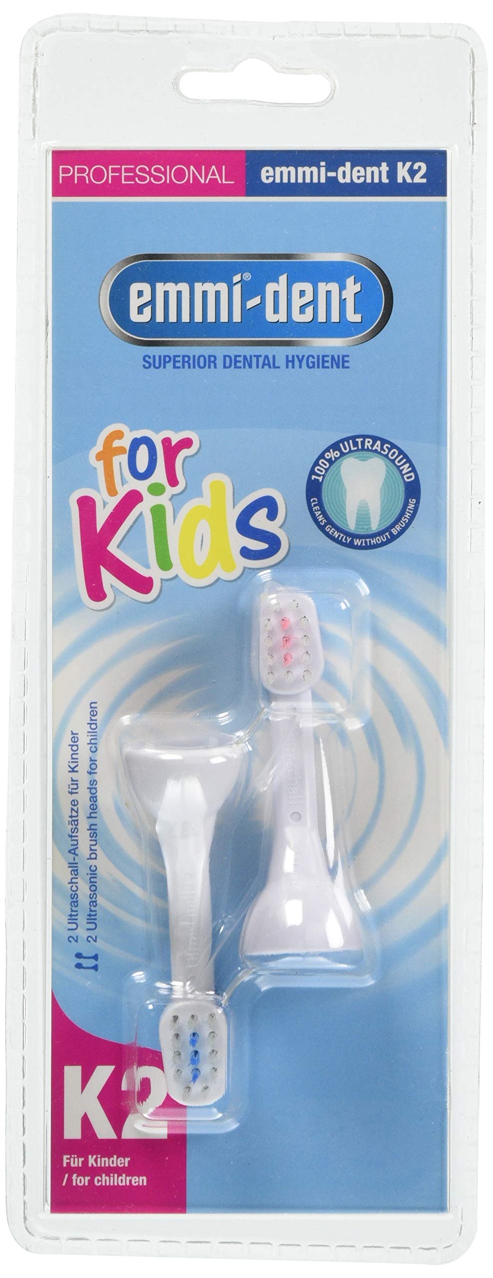 Emident * Replacement brush K2 2 pack