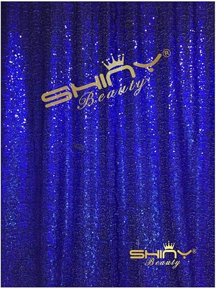 ShiDianYi 背景帘FTxFT 生日快乐背景王子亮片照片背景幕可反穿美人鱼