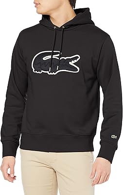 lacoste 法国鳄鱼 连帽卫衣 [官方] 大时钟徽章卫衣 男士