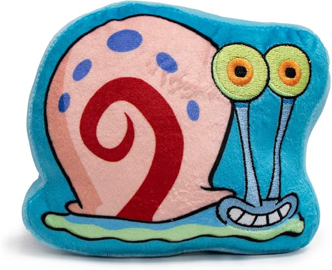 buckle-down 狗狗玩具毛绒海绵宝宝 gary the snail smiling