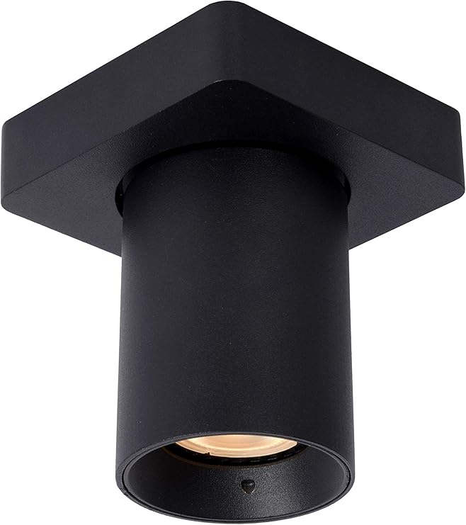 天花板射灯 - led dim to warm - gu10 - 1x5w 2200k/3000k - 黑色