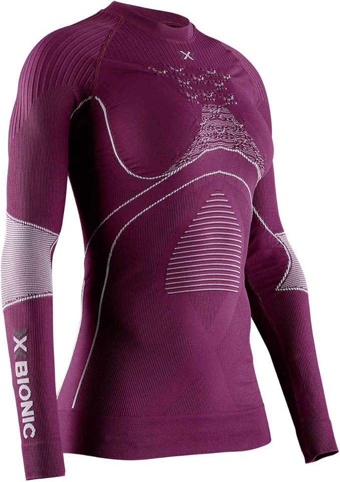 x-bionic 4.0聚能 女士运动滑雪功能内衣 圆领长袖