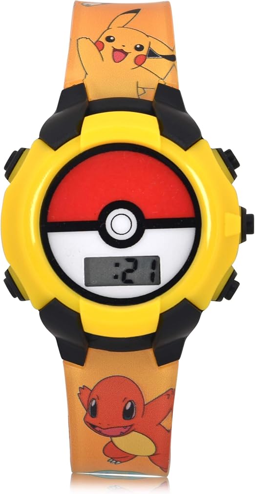 Pokemon 中性儿童pok4244az Digital 塑料黄色pok4244az 手表 亚马逊中国 钟表