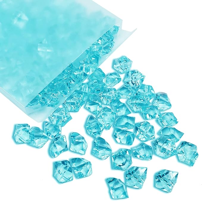 可重复使用的假冰块摄影配件道具装饰婚礼装饰摄影道具花瓶填充物(不