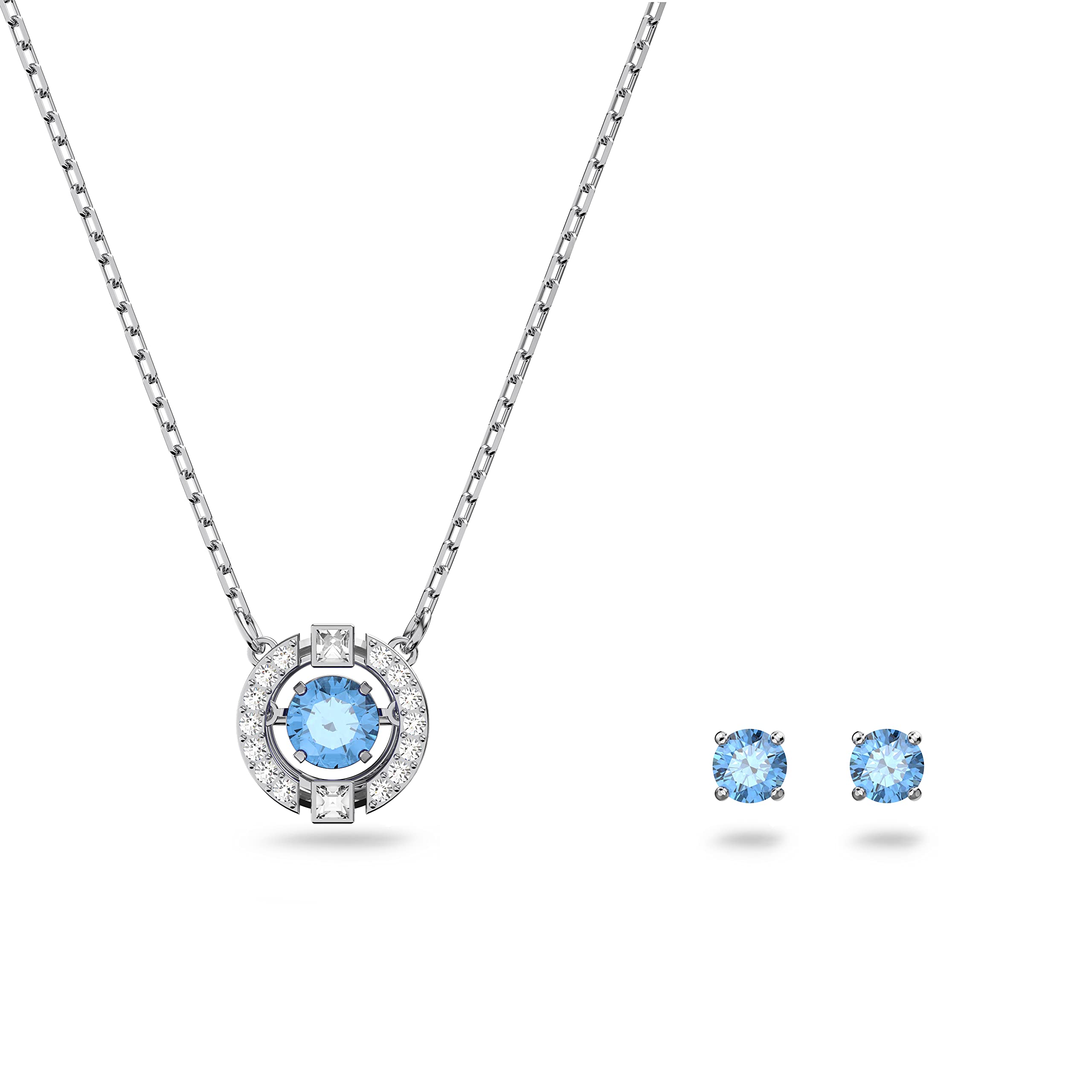Swarovski Beating Heart necklace set