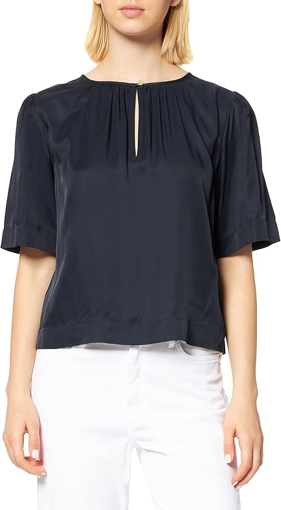 scotch &amp; soda 女士编织粘胶纤维上衣上衣