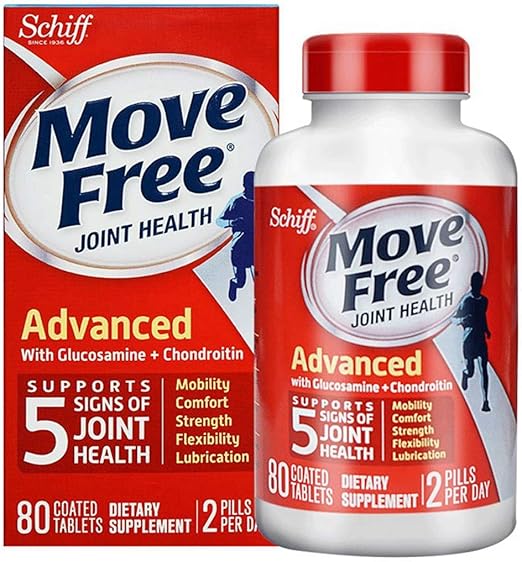 move free旭福维骨力氨糖软骨素红瓶基础款 80粒 (美国品牌 中国香港