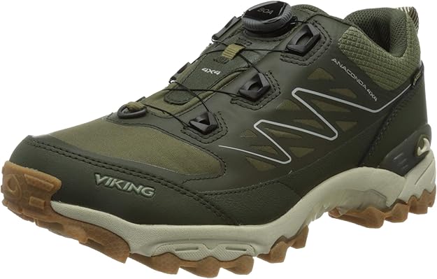 viking 中性款anaconda 4x4 boa gtx 低腰徒步鞋
