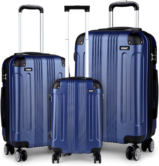 kono 硬壳行李箱轻质 abs 4 轮 万向轮 出差 手推车 行李箱 手提箱 *
