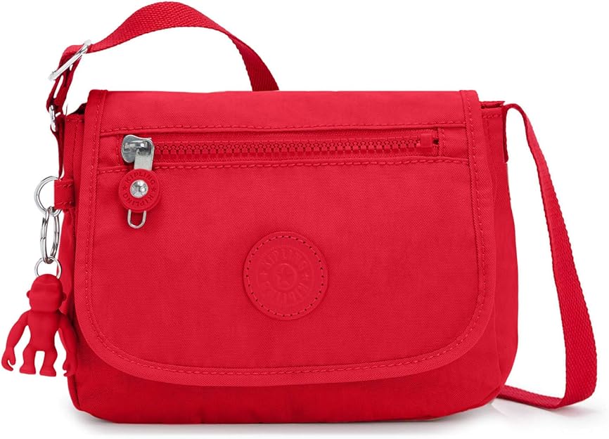 kipling 女士 sabian 迷你斜挎包,轻便日常斜挎包,尼龙单肩包