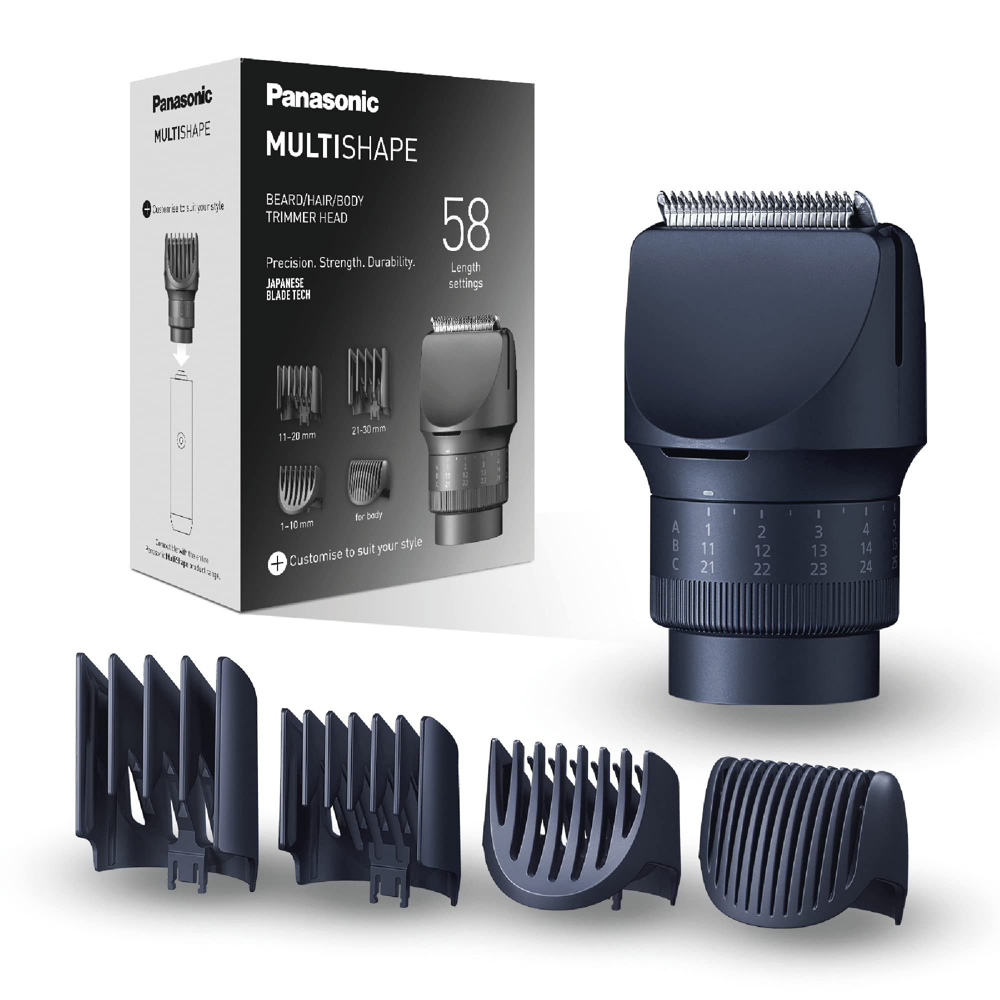 Panasonic Multi-shape Modular Body Care System ER-CTW Men's Beard and Hair Trimmer