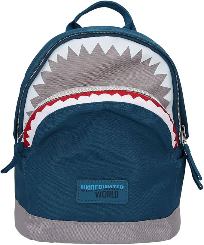 depesche 10460 10460-dino world underwater,鲨鱼形状儿童背包,约