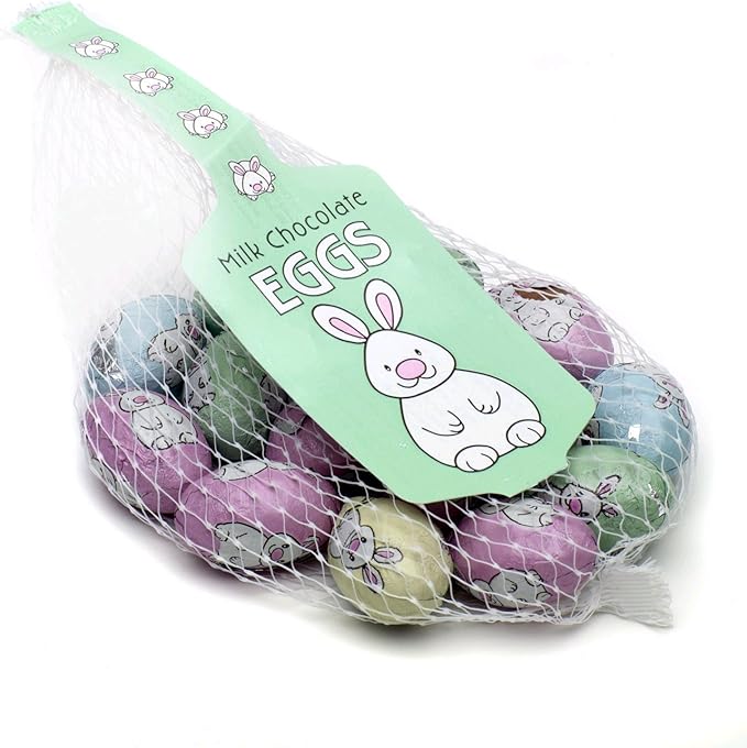 glisten 在净 75 克中展示迷你复活节兔子巧克力蛋(10 个装)
