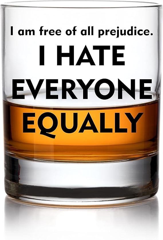 乌克兰印制的 uveans 10 盎司趣味威士忌玻璃杯 i