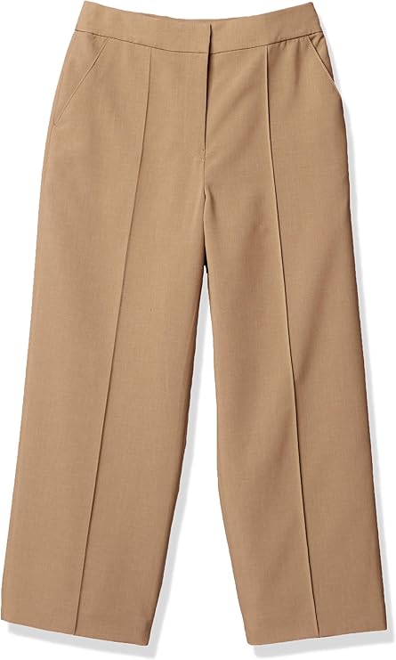 natural beauty basic 裤子 亚麻直筒阔腿裤 女士 017-0130806