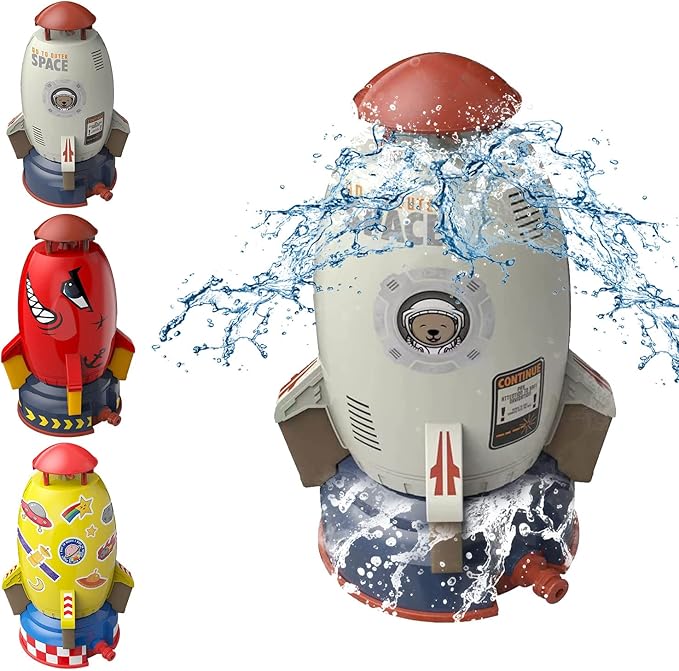 rocket 儿童户外喷水器,喷水器玩具,water rocket sprinkler