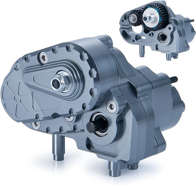 runup 铝制变速箱外壳带变速器,适用于 1/10 轴向 scx10-axi03004