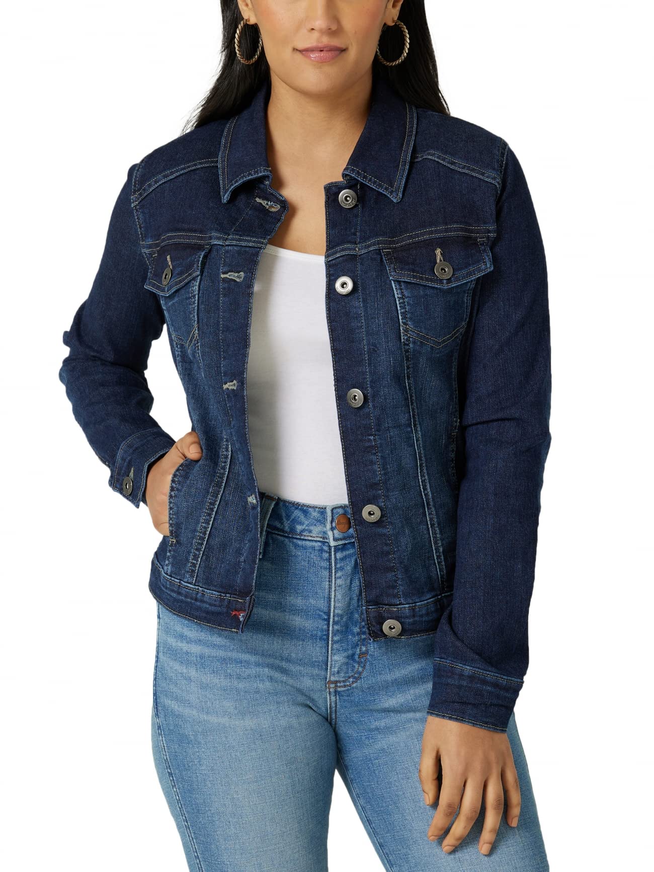 Wrangler Authentics Women's Stretch Denim Jacket
