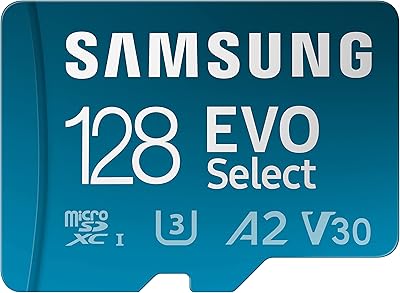 samsung 三星 evo select micro sd 内存卡   适配器,128gb microsdxc