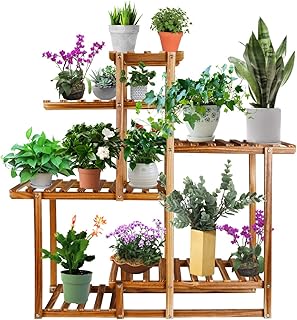 花架 花盆 花架 育苗盘 家居装修 亚马逊