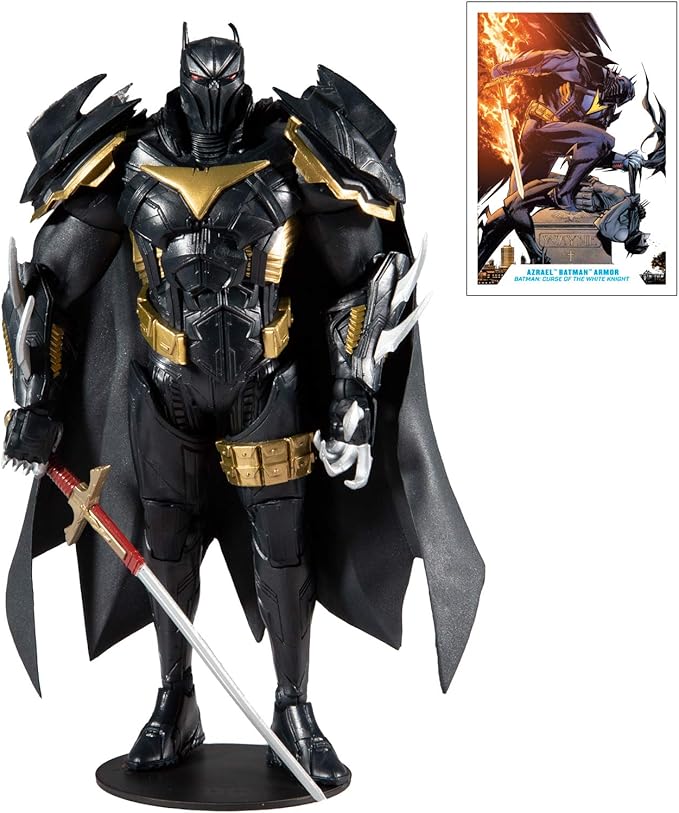 mcfarlane toys dc multiverse azrael 蝙蝠侠盔甲:蝙蝠侠:白骑士的