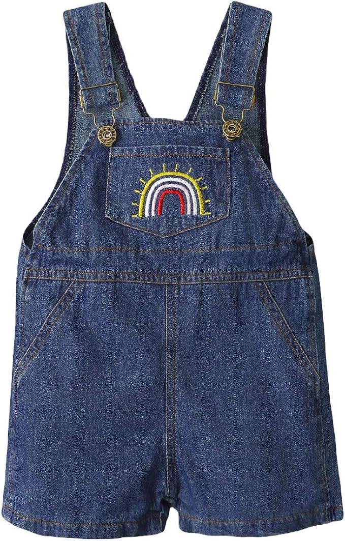 幼儿女婴背带裤衣服纯色灯芯绒背带裤背带裤套装