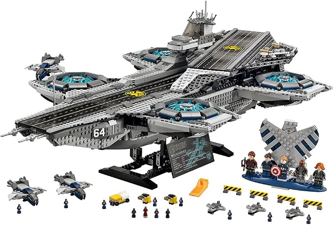 lego 乐高漫威超级英雄76042神盾局的航空母舰