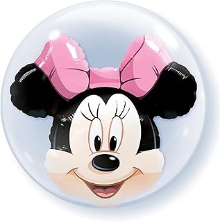 pioneer balloon company 27568 米妮老鼠双气球,24英寸(约61厘米),多