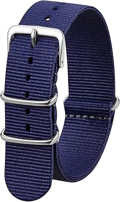 高级表带尼龙表带男式女士宽度18毫米,20毫米,22毫米