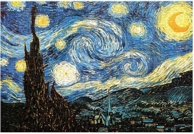 1000 片成人*拼图 - 梵高星夜 - 15 英寸 x 10.