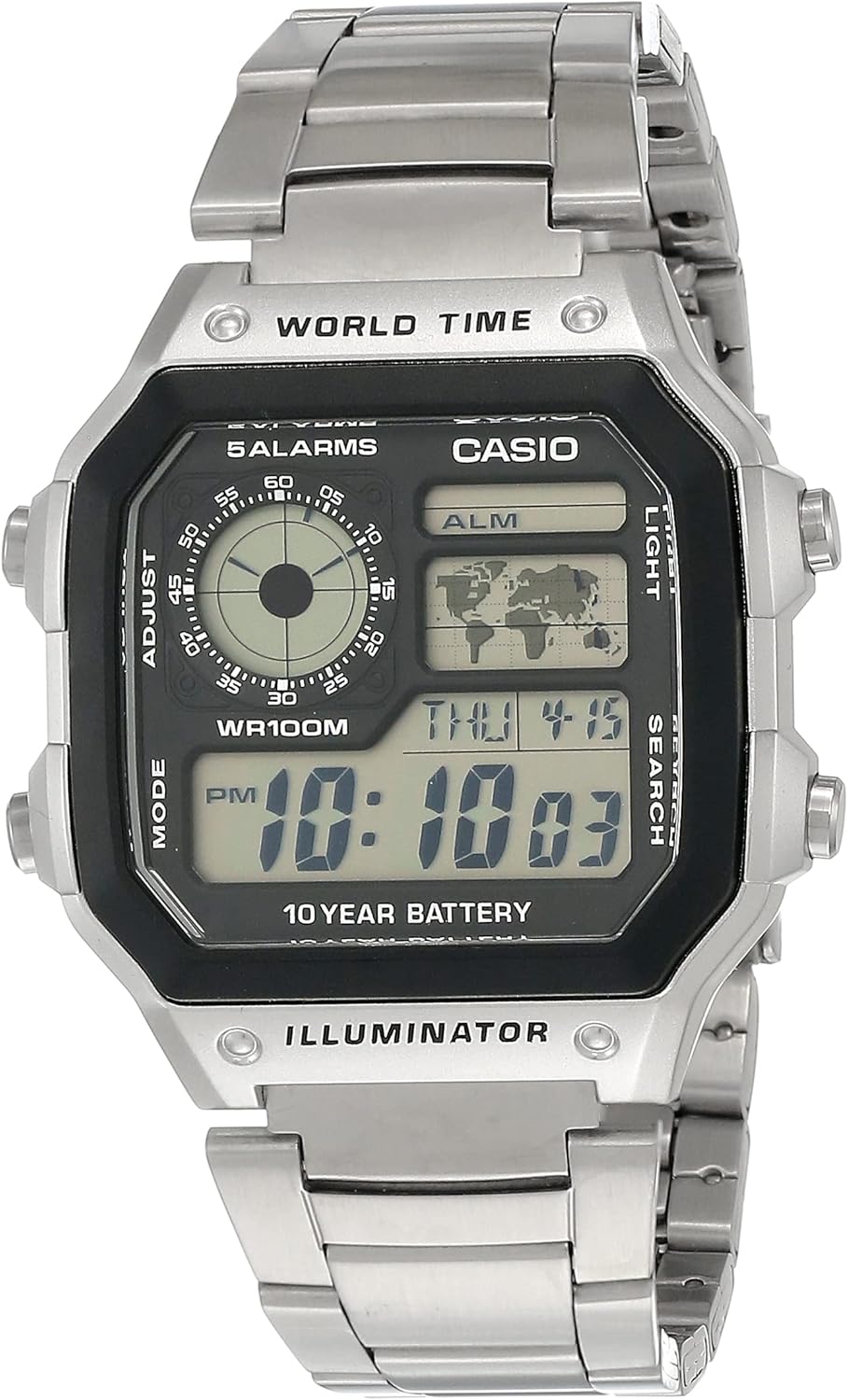 casio 卡西欧 collection ae-1200wh 男士手表