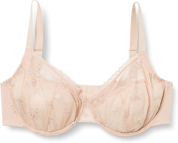 样式: rena 带刺绣的胸罩,大号,2件注意事项: 仅可手洗优雅的薄纱文胸